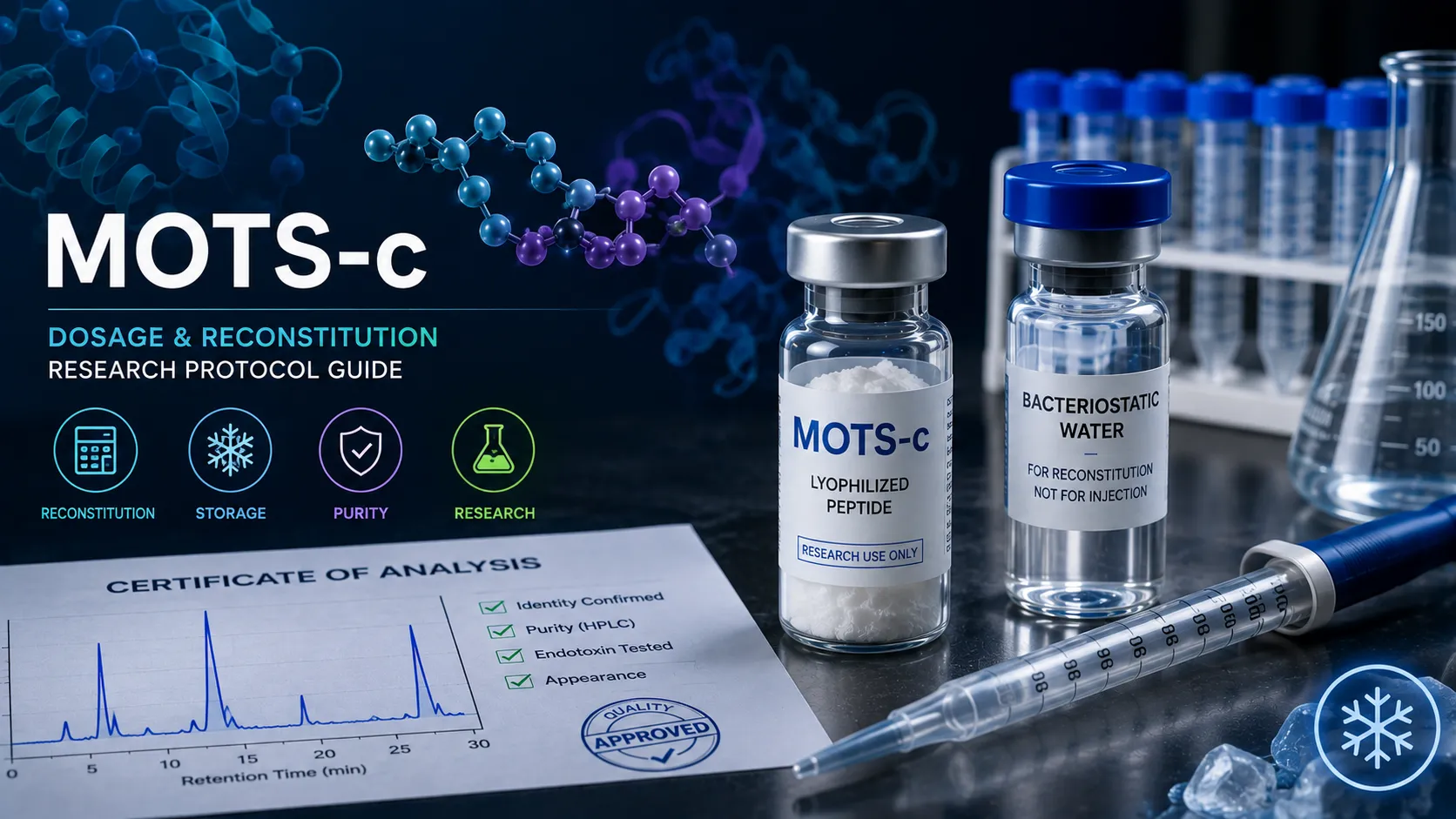 MOTS-c Dosage and Reconstitution: Research Protocol Guide