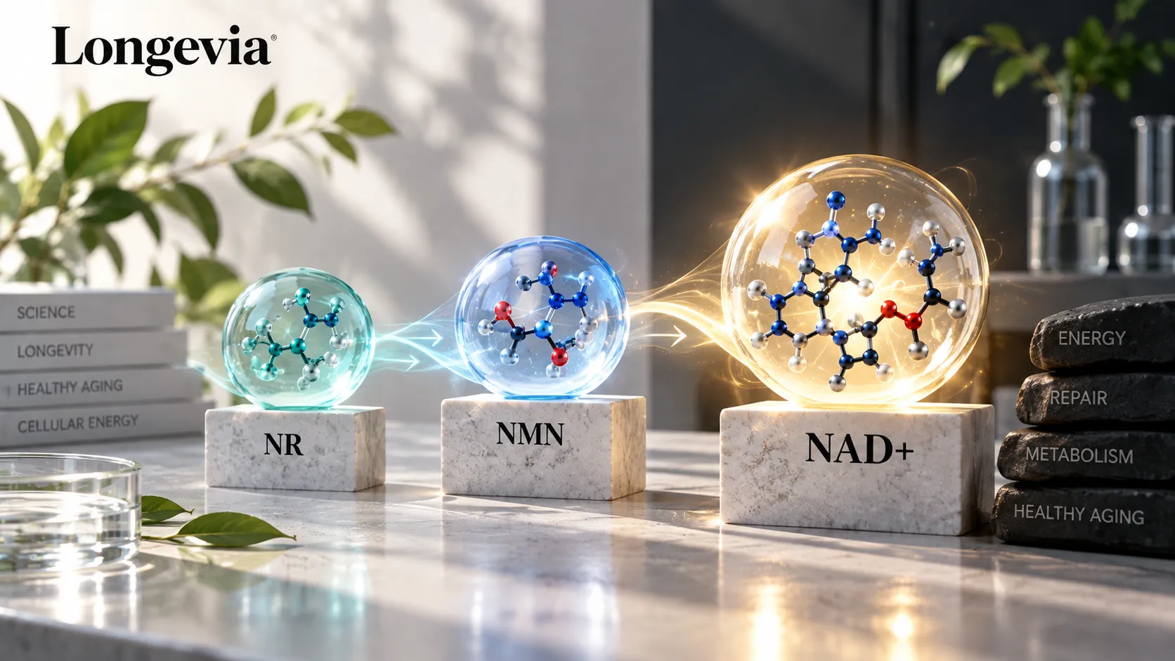 NAD+ vs NMN vs NR: What the Head-to-Head Research Shows