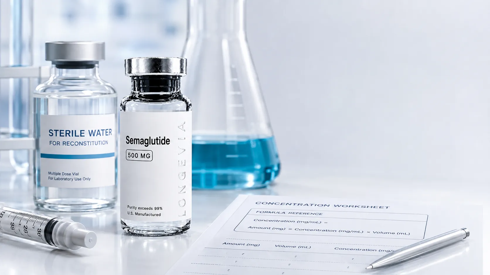 Semaglutide Reconstitution Guide: BAC Water Ratios Explained