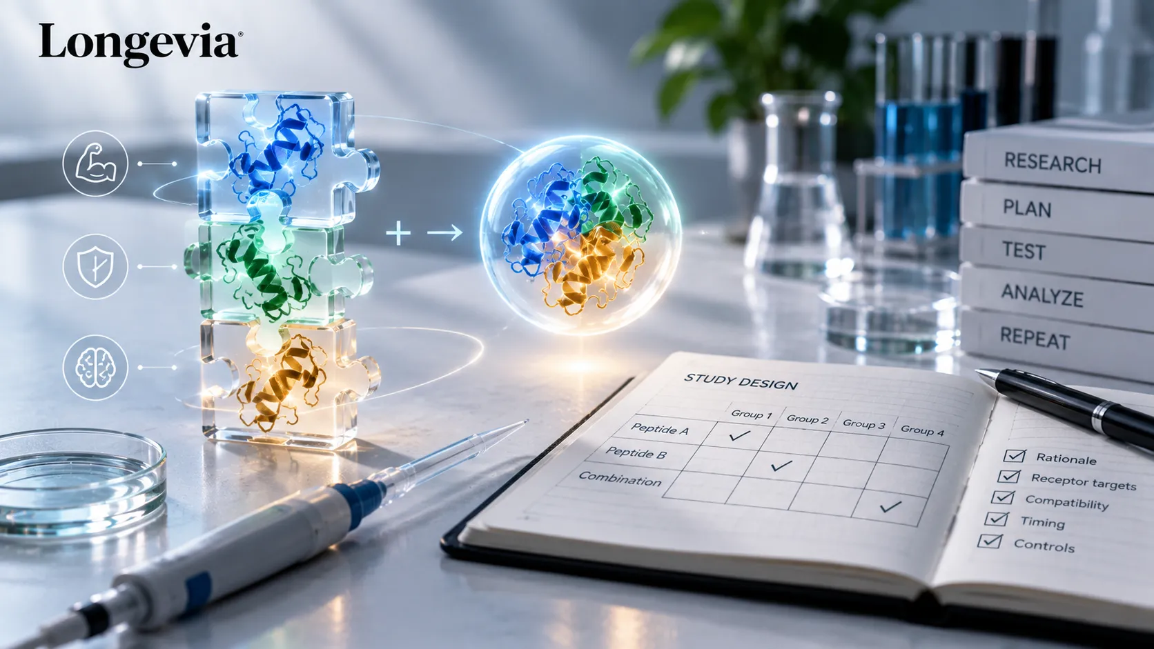 How to Stack Research Peptides: Safe Combinations & What to Avoid
